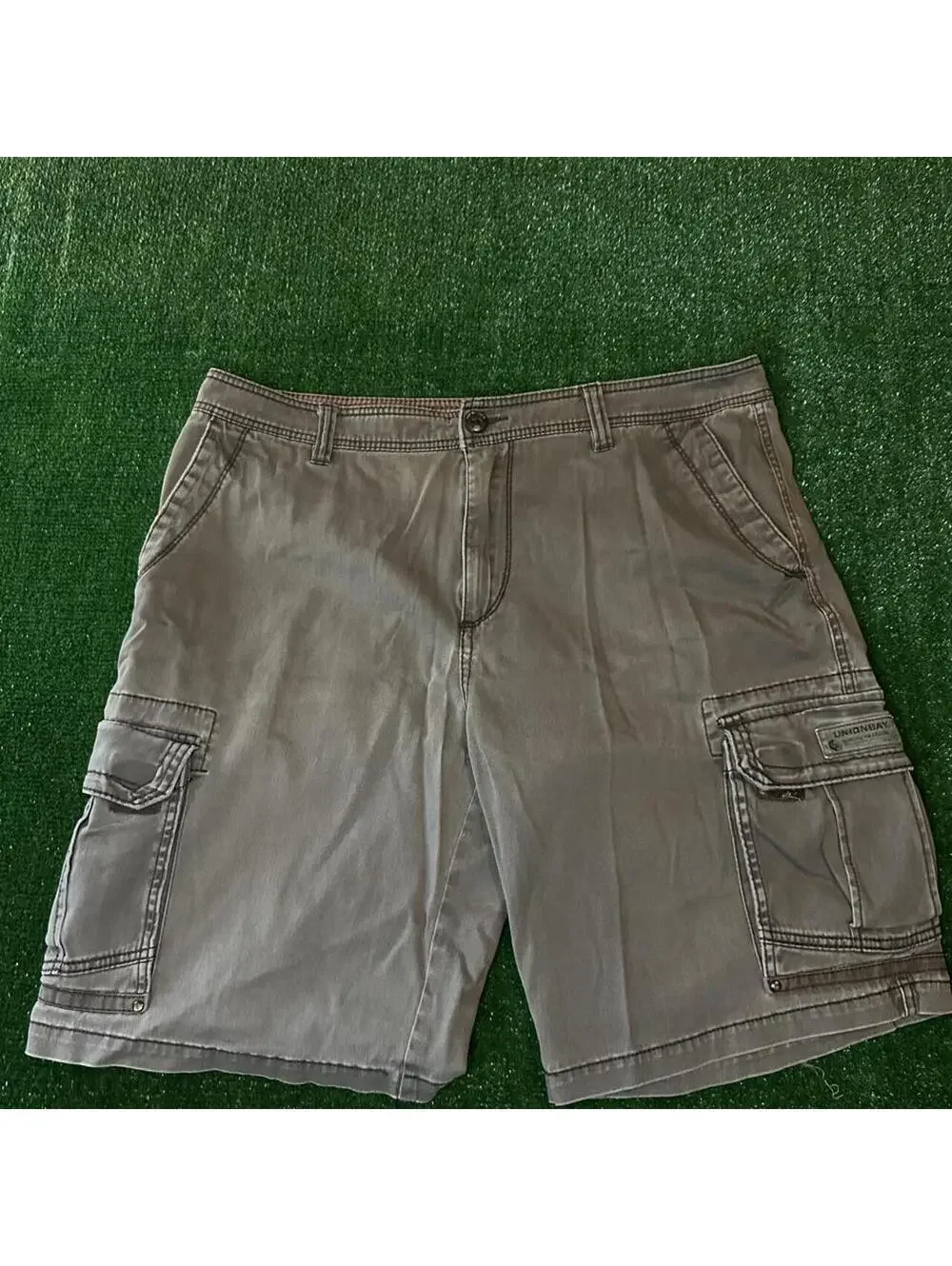 Union Bay Grey Stretch Cargo shorts